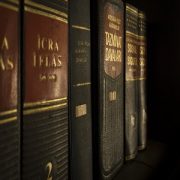 Legal books on a shelf